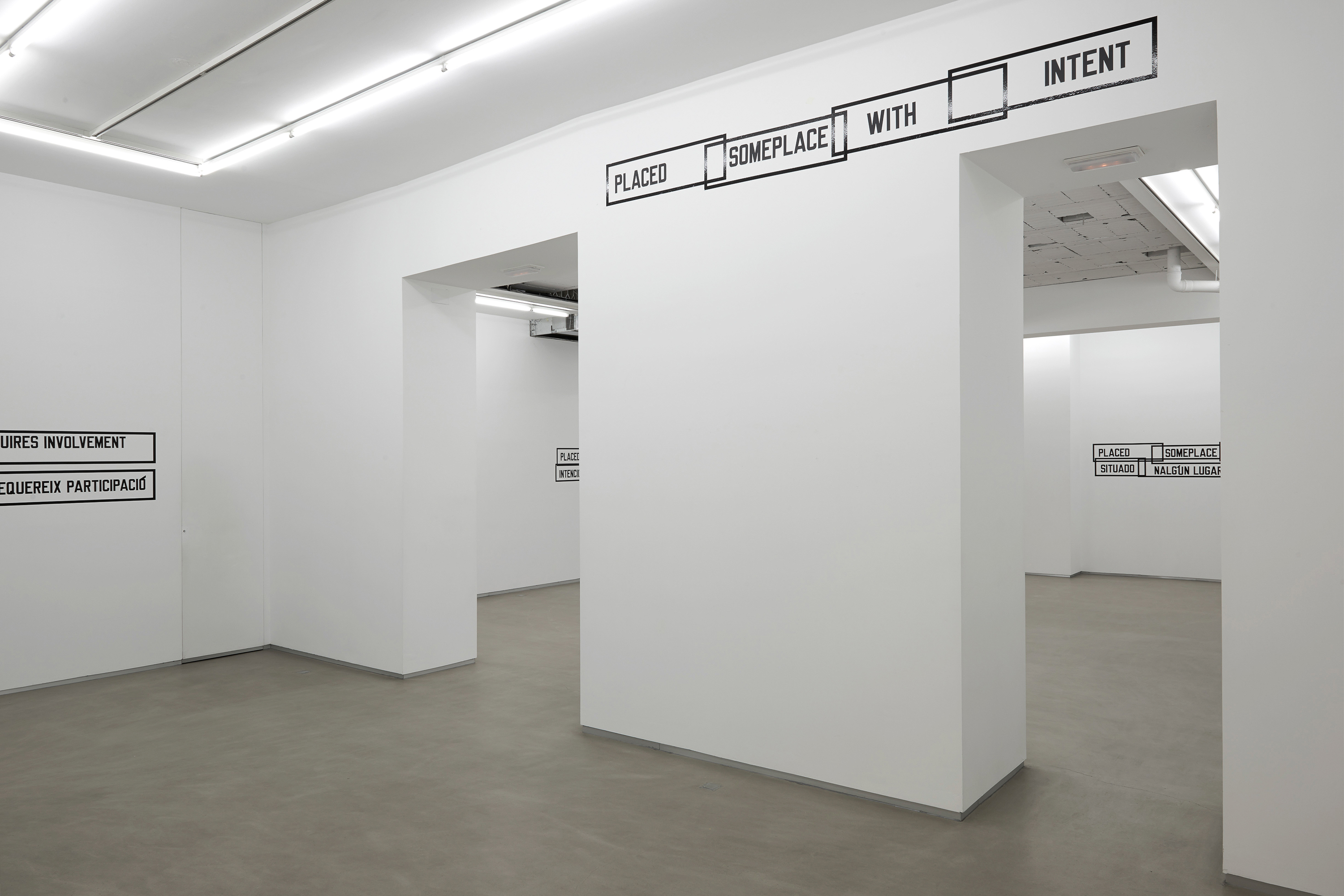 Parra & Romero, exhibition: PLACED SOMEPLACE WITH INTENT (fig. 1)