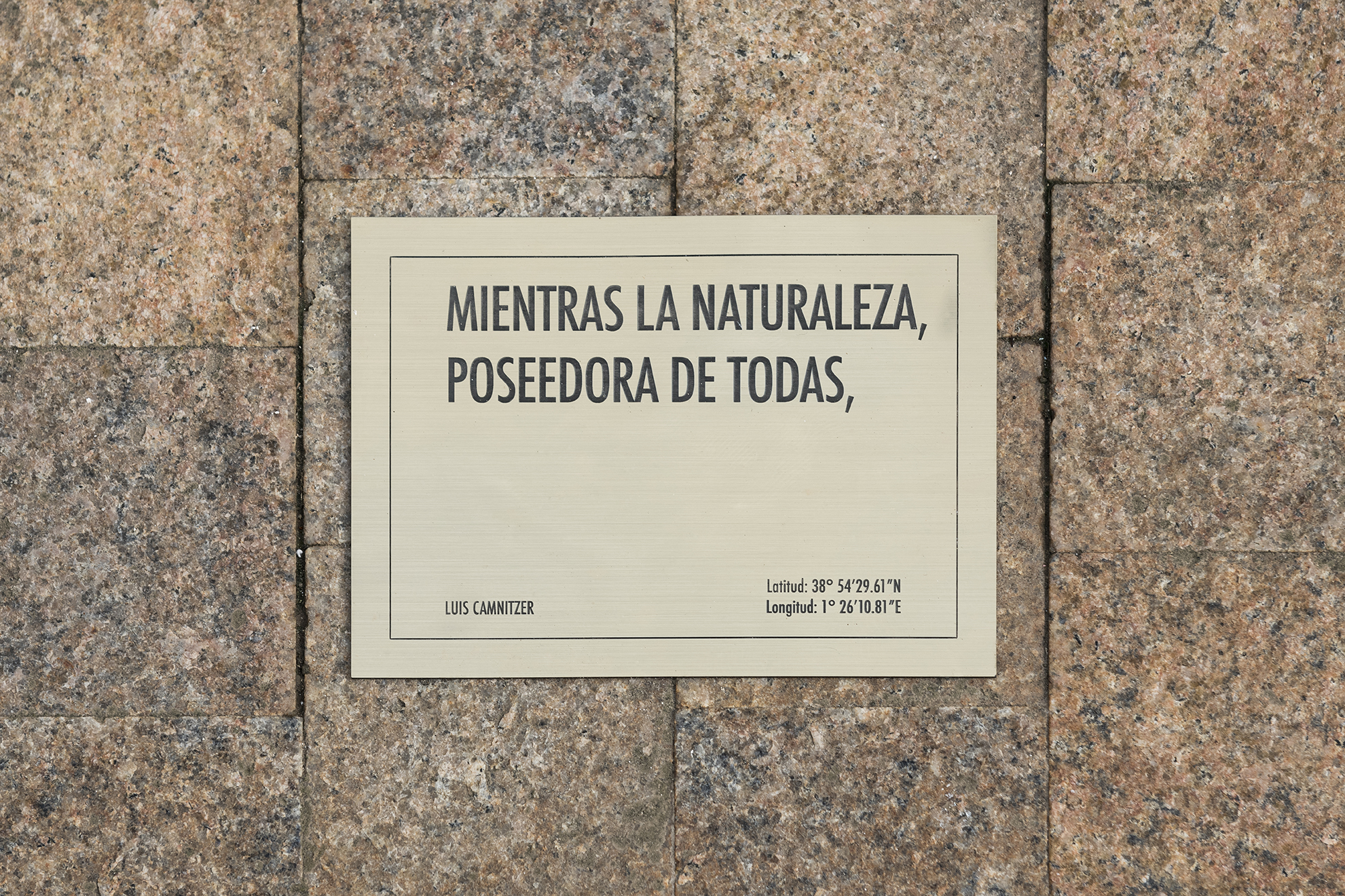 Parra & Romero, exhibition: 38°58’29.65”N 1°26’34.24”E (fig. 13)